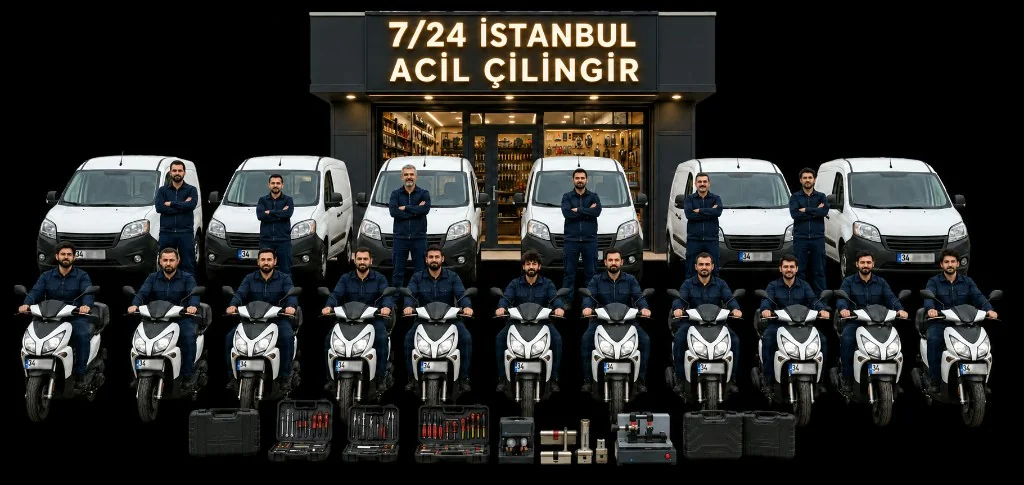 7/24 İstanbul Acil Çilingir — Çilingir Yardım personel ve filo